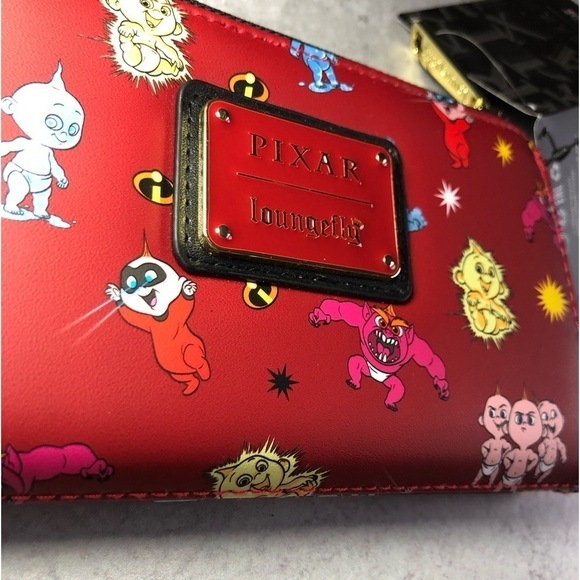 Loungefly Disney Pixar The Incredibles Jack Jack AOP Wallet NWT - Picture 2 of 10